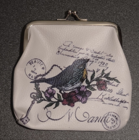 Handbags - Bird Print Coin Purse